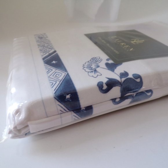 Ralph Lauren Porcelain Blue King Pillowcases New Mint  3100 - Picture 4 of 4
